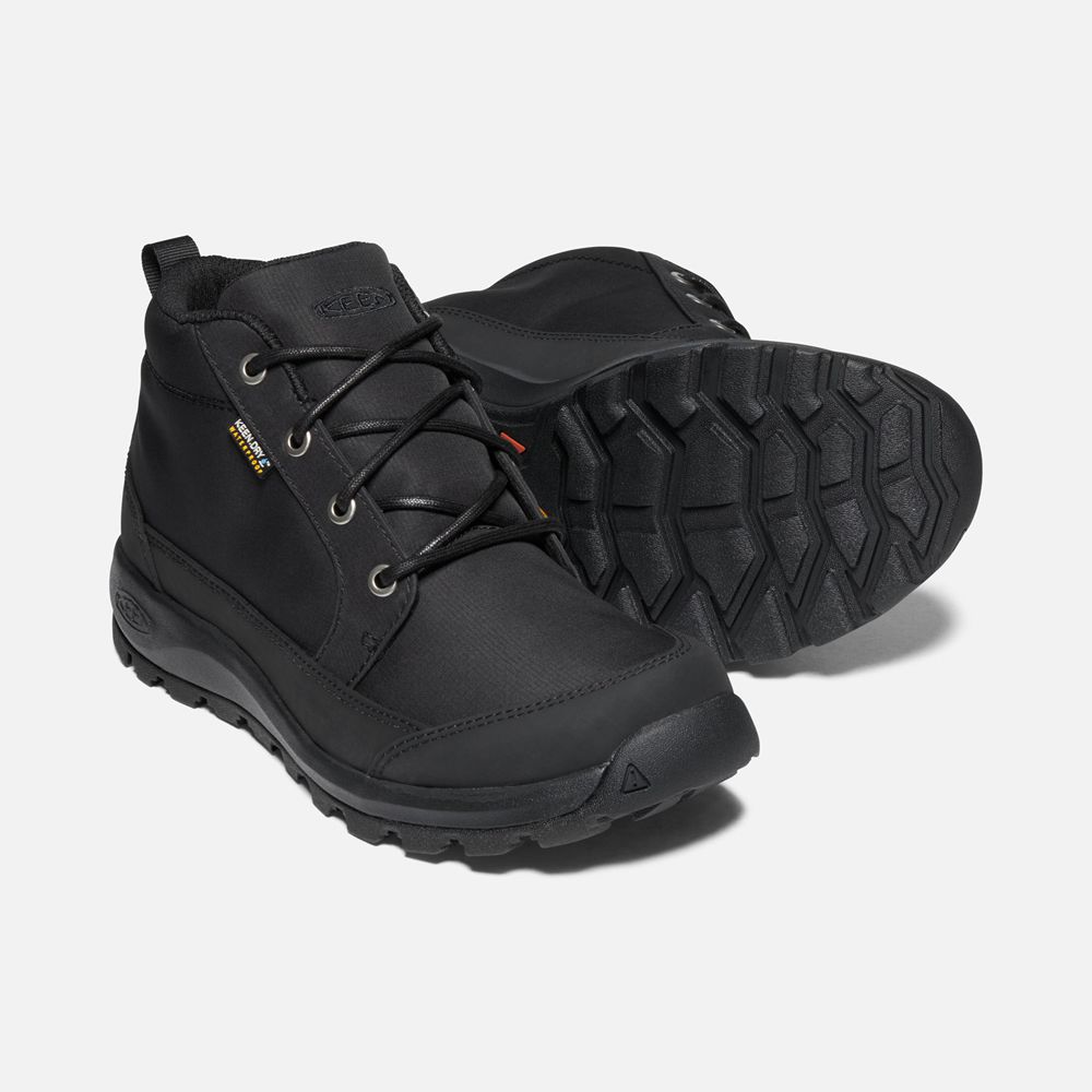 Botas Chukka Keen Mexico Negros - Hombre Glieser Nylon Waterproof - IW9431025